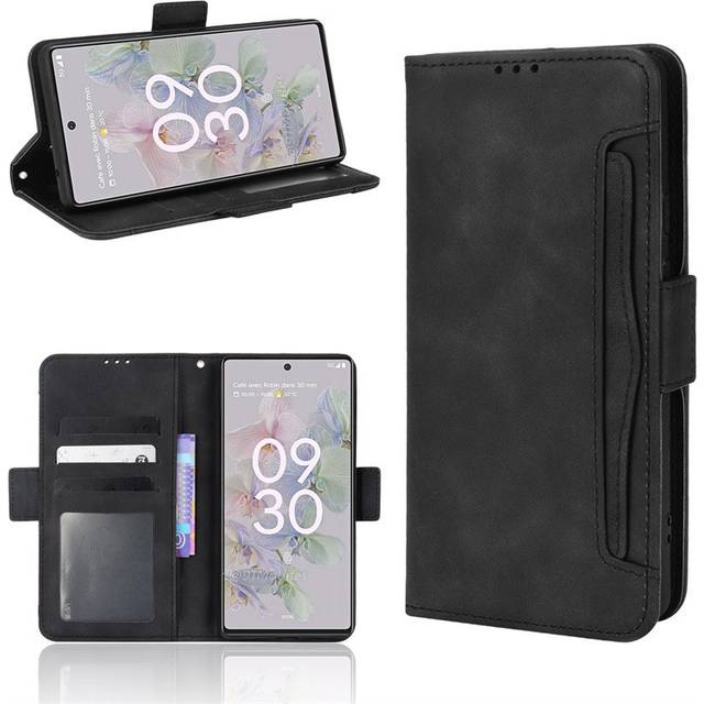Google Pixel 6A Plånboksfodral PU-Läder 6-FACK Winston V3