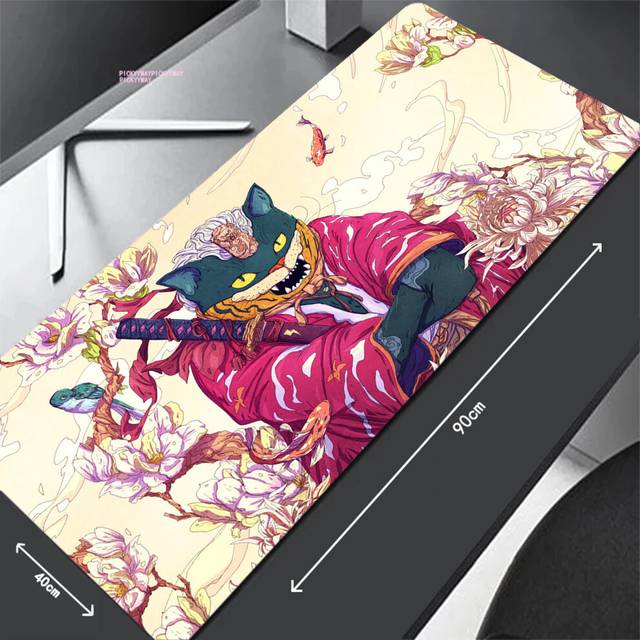 (a-Ko54921 400x700x2mm) Bright Colors Mouse Pads Gaming Mousepad Gamer Mouse Mat Keyboard Mats Desk Pad Chinese Style Mousepads XXL 90x40cm For Comput