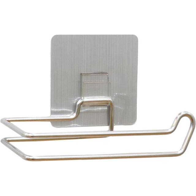 Stainless Steel Toilet Paper Rack Adhesive Roll Tissue Holder Bathroom Hanger Wall Mount Paper Towel Storage Rack