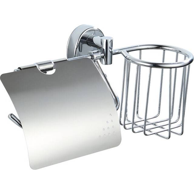 LEDEME Paper Holder Rack Waterproof Wall-Mounted Multifunctional Toilet Tissue Roll Paper Storage Bathroom Accessorie L3303-1