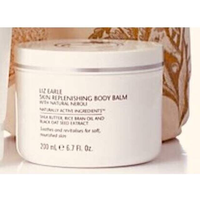 LIZ EARLE SKIN REPLENSISHING BODY BALM WITH NATURAL NEROLI 200ml Shea butter Rice bran and Black oat seed extract
