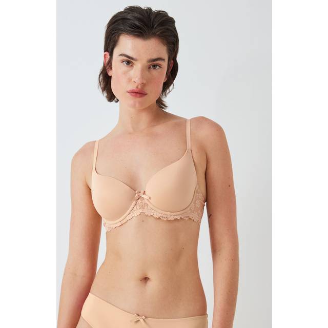 John Lewis Daisy Memory Foam Lace Balcony Bra