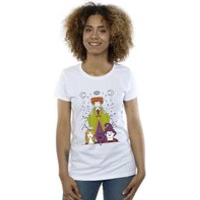 Hocus Pocus Candle Cotton T-Shirt - White - XXL