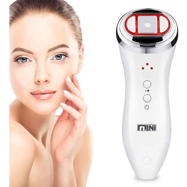 (AU Plug With Box) Ultrasound Mini HIFU RF Lifting Machine Heat Up Beauty Device Portable Facial Massager For Face Eye Neck Body Skin Care Product
