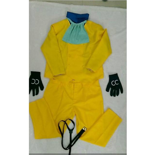 Customize One Piece Caesar Clown Gangster Gastino Cosplay Costume