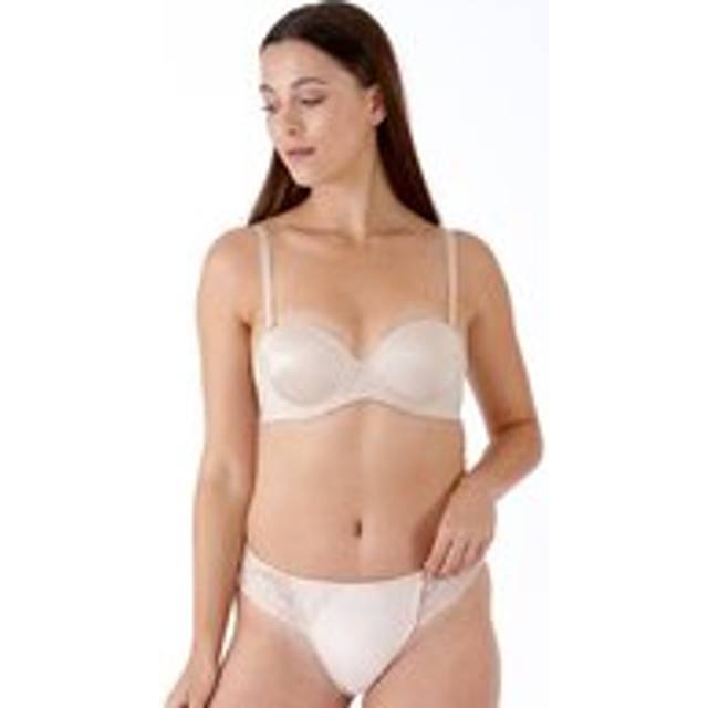 'JADE' Strapless Underwired Boost Small Cup Bra - Nude - 40AA