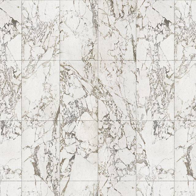 White Marble Wallpaper von Piet Hein Eek - Original - white/grey