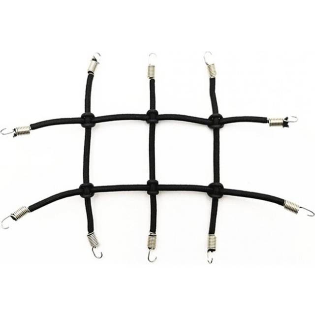 1:10 Climbing Roof Luggage Net for Axial SCX10 90046 90047  black