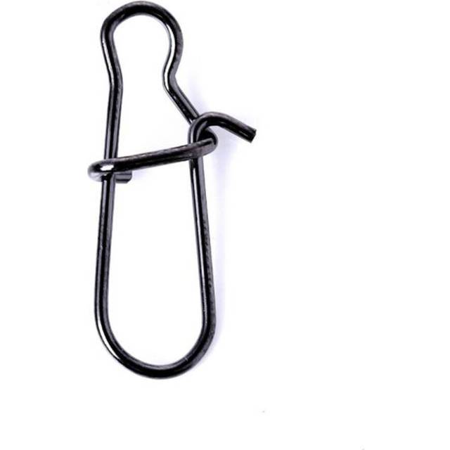 2SETS Fast Clip Lock Fishing Connector Stainless Steel Safety Pin Swivel Fishing Tackle Tool for Lures Fishhooks