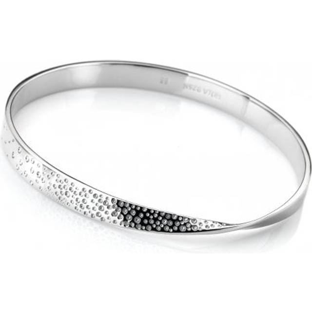 Sterling Silver Quest Twist Bangle DC168