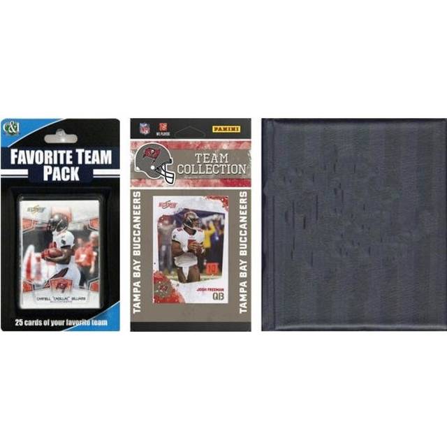 C & I Collectables 2010BUCSTSC NFL Tampa Bay Buccaneers Licensed 2010 Score Team Set and Favorite Player Trading Card Pack Plus Storage Album