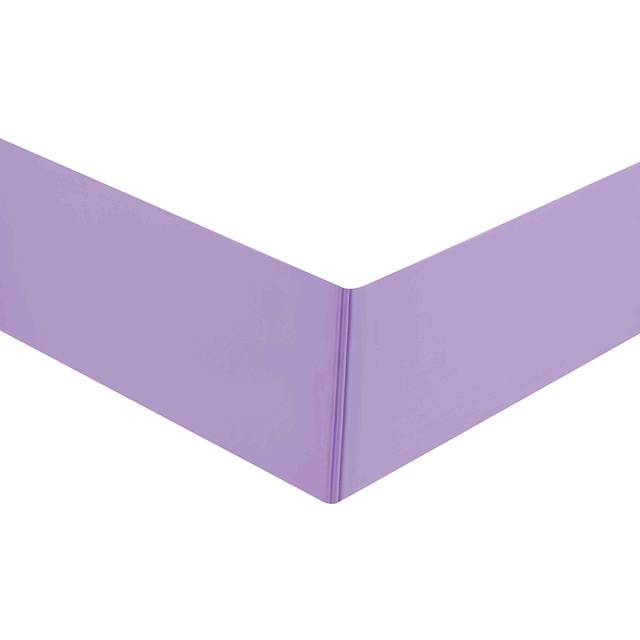 "Sheets & Beyond Super Soft Solid Brushed Microfiber 14"""""""" Pleated Bed Skirt/Dust Ruffle (Twin Size  Lavander)"