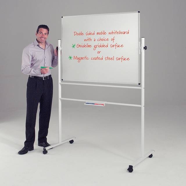 Free-Standing Whiteboard (90 cm H x 120 cm W)