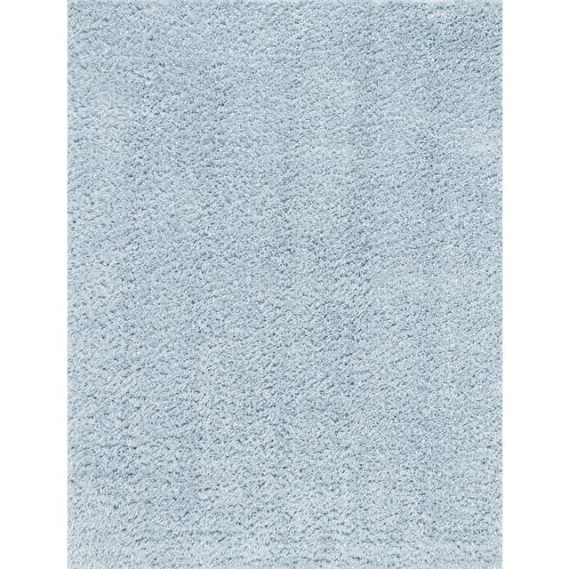 Marquiesha Solid Colour Denim Area Rug - Blue (Rectangle 160 x 213cm)