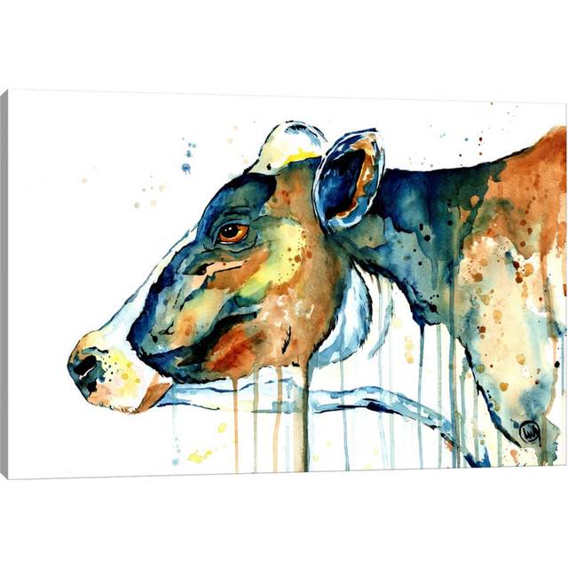 Feeling Blue by Lisa Whitehouse - Wrapped Canvas Painting (30.48 cm H x 45.72 cm W)