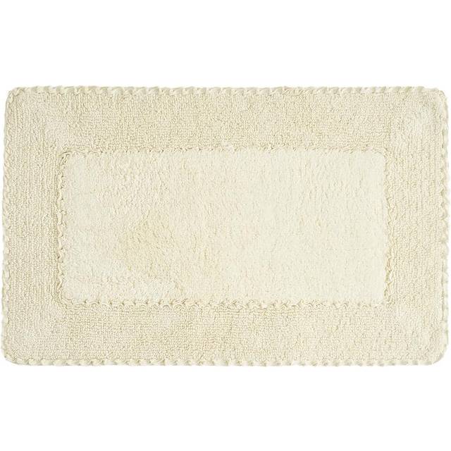 "Laura Ashley Ruffle Border 100% Cotton Bath Rug  Yellow  17""""""""x 24"""""""""