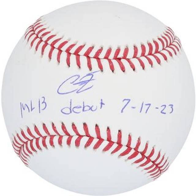 Christian Encarnacion-Strand Cincinnati Reds Autographed Baseball with "MLB Debut 7/17/23" Inscription
