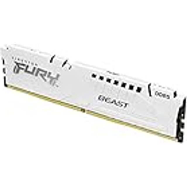 Kingston FURY Beast - DDR5 - modul - 32 GB - DIMM 288-pin - 6400 MHz / PC5-51200 - CL32 - 1.4 V - ej buffrad - on-die ECC - vit