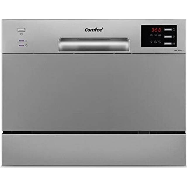 KWHTD602ES Freestanding Compact Dishwasher LED display 65 liters Silver Noise level decibels 47