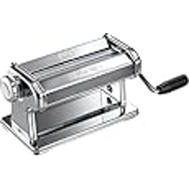 MARCATO 8342 Atlas Pasta Dough Roller  Made in Italy  Includes 180Millimeter Pasta Roller with Hand Crank and Instructions  Sil
