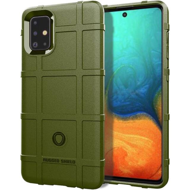 Rugged Shield Samsung Galaxy A71 skal - Grön