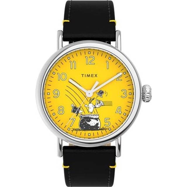 Timex Standard X Peanuts Featuring Snoopy 40mm Leather Strap Watch Tw2v60400
