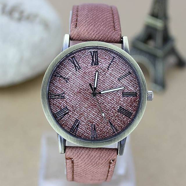 (Pink) Fashion Quartz Watch Gift for Friend Lovers