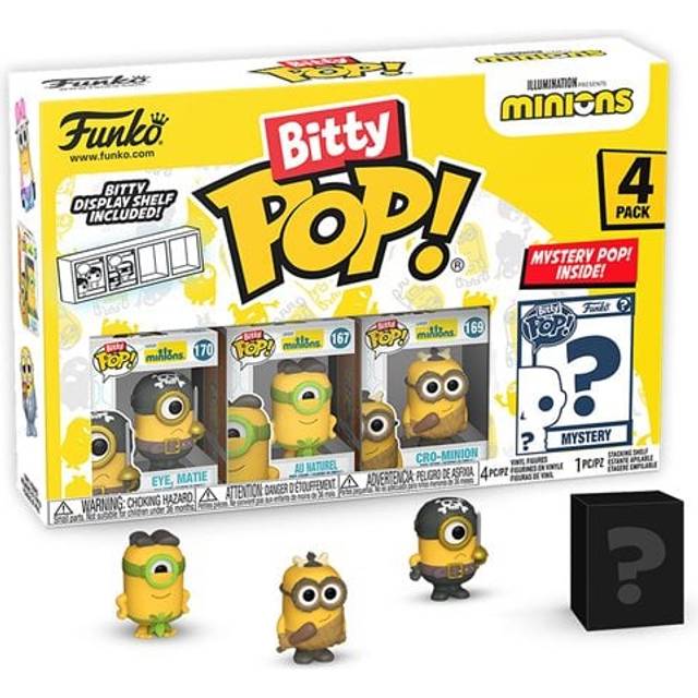 "Funko Bitty Pop! Minions - Eye, Matie 4 Pack Mini Vinyl Figures"