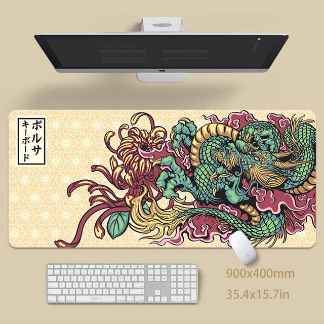 (a-EP098878 (3) 800x300x3mm) Dragon Table Mat Gamer Mousemats Mouse Pad Office Desk Pad Large Mouse Mat Big Mousepad Keyboard Mat Mousepads For Comput