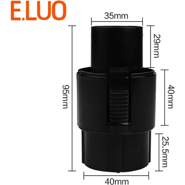 Vacuum cleaner Adapter Inner Diameter 32mm PP Plastic Connector With Good