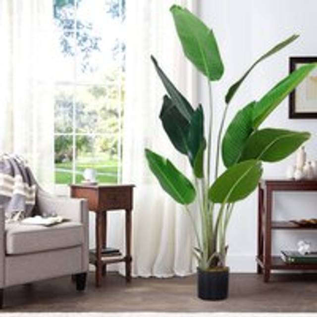 Artificial Plants Banana Leaf Tree with Pot