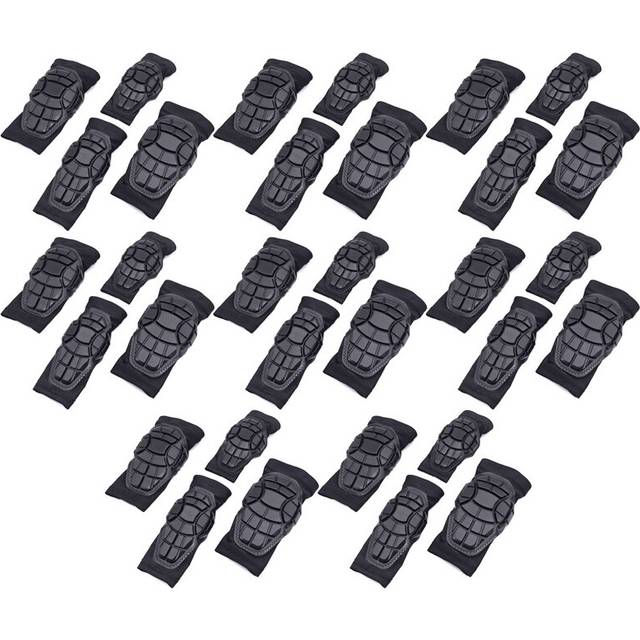 16X Children Protective Gear Set Soft Kid Elbow Pads Knee Pads for Balance Bike Skateboard Inline Roller Skate Scooter,S