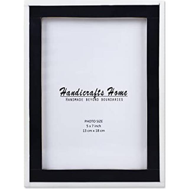 Handicrafts Home 5x7 Picture Photo Frame Mosaic Art Inspired Vintage Wall D?cor Gift Frames 5x7 BLACK ? Christmas Gifts