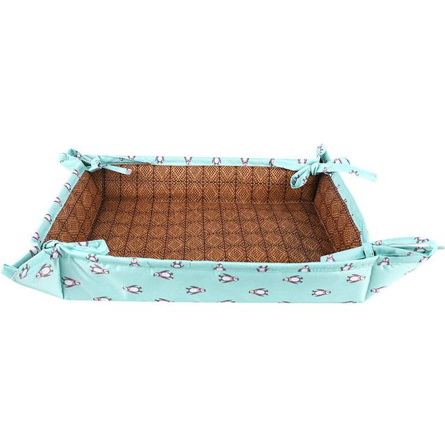 (S) New Pet Supplies Cat Bed Bow Penguin Soft Breathable Cool Comfortable Washable