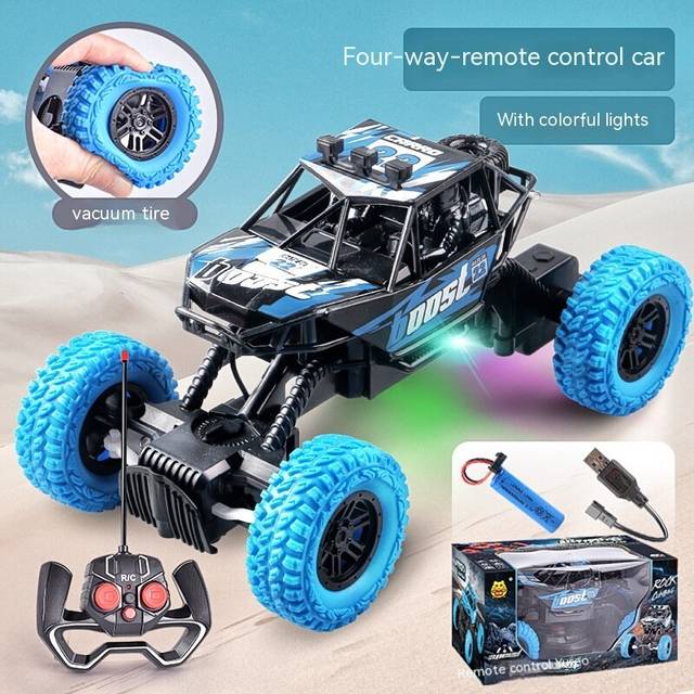 (D) Remote Control Car 4x4 Rc Off Road Car 4wd Climbing Vehicle Racing Monster Truck Electric Auto Toy For Gift