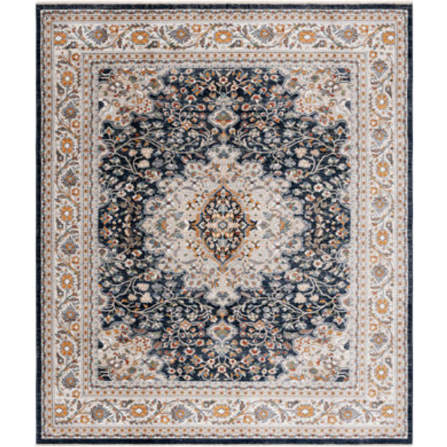 Safavieh LRL1121N-5 5 x 7 ft. Lauren Ralph Lauren 1100 Traditional Rectangle Area Rug, Ivory & Navy