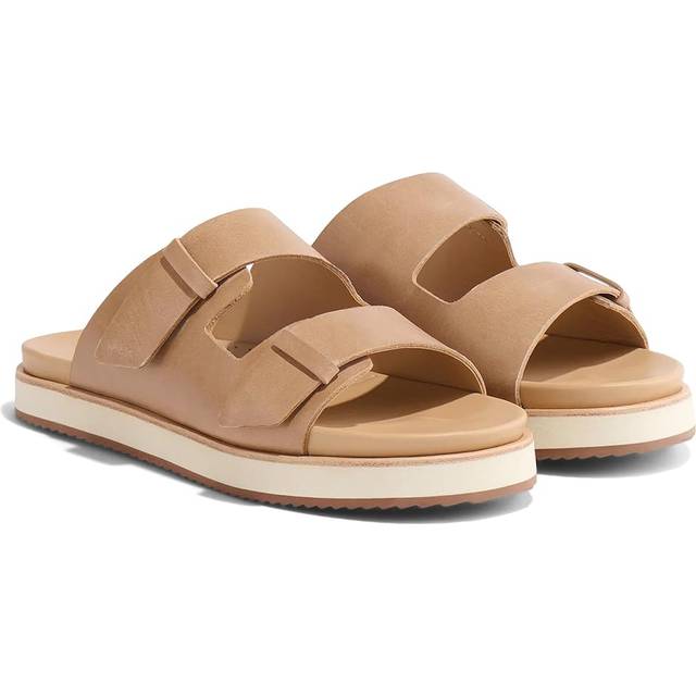 Ella Flatform Slide Almond - 7
