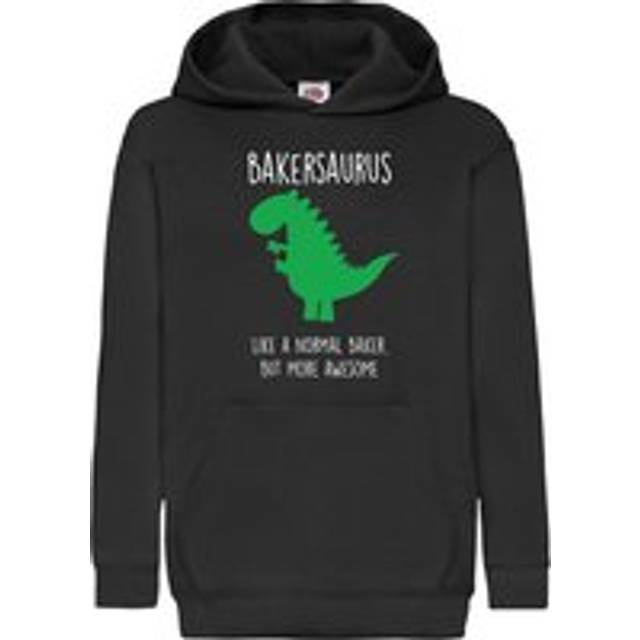 Baker Dinosaur Hoodie - Black - XXL
