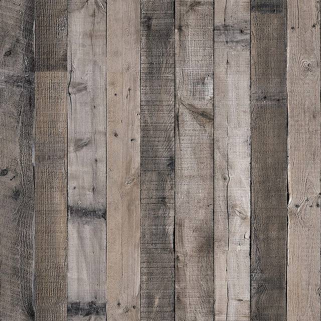 Livebor Gray Shiplap Peel and Stick Wallpaper Wood Contact Paper 17.7? 236.2Distressed Wood Wallpaper Peel and Stick Wooden Wall Gray Contact Paper Ru