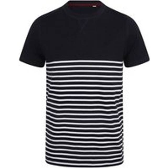 Breton Striped Tagless T-Shirt - Navy