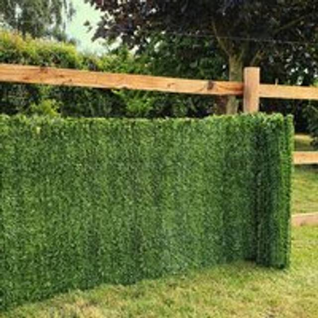 Artificial Conifer Hedge Screening - Green / 150cm