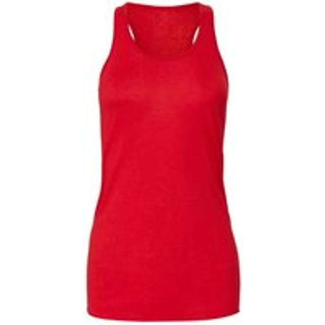 (8 UK, Red) Bella + Canvas Womens/Ladies Flowy Racerback Tank Top