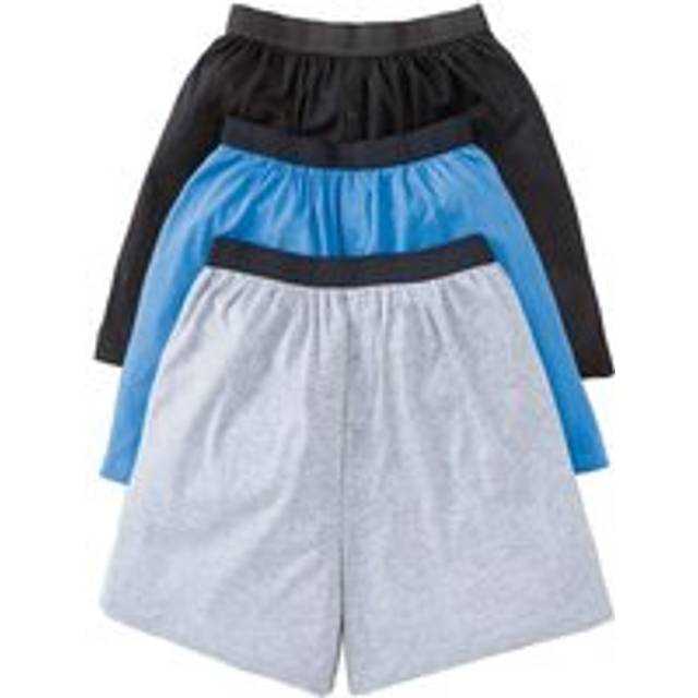 Pack Of 3 Knitted Boxer Shorts - Multi - 4XL