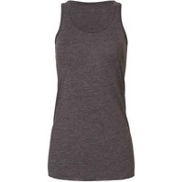 Flowy Racerback Tank Top - Dark Grey - 12