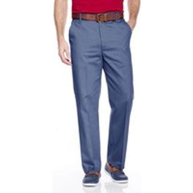 Stain and Water-Resistant Cotton Chino Trousers - Mid Blue - 40S
