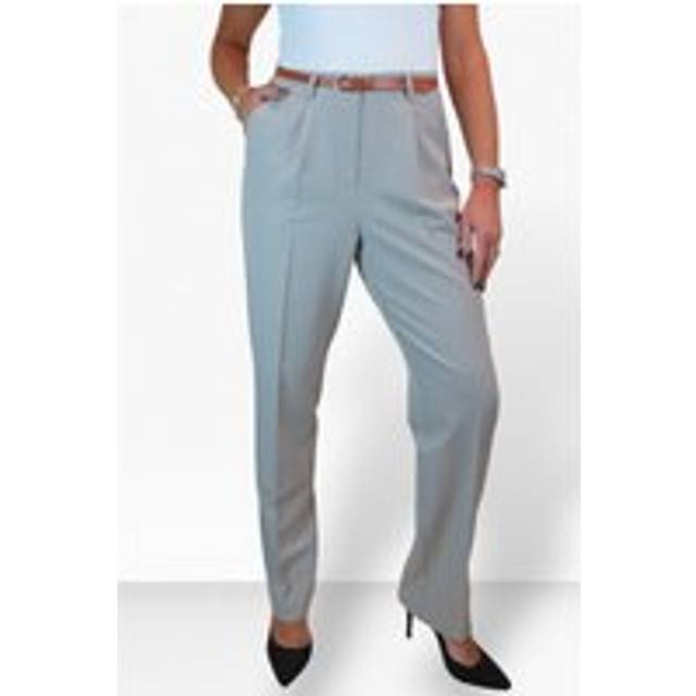 Paulo Due Smart Tailored Fit Tapered Trouser In Light Grey - 18