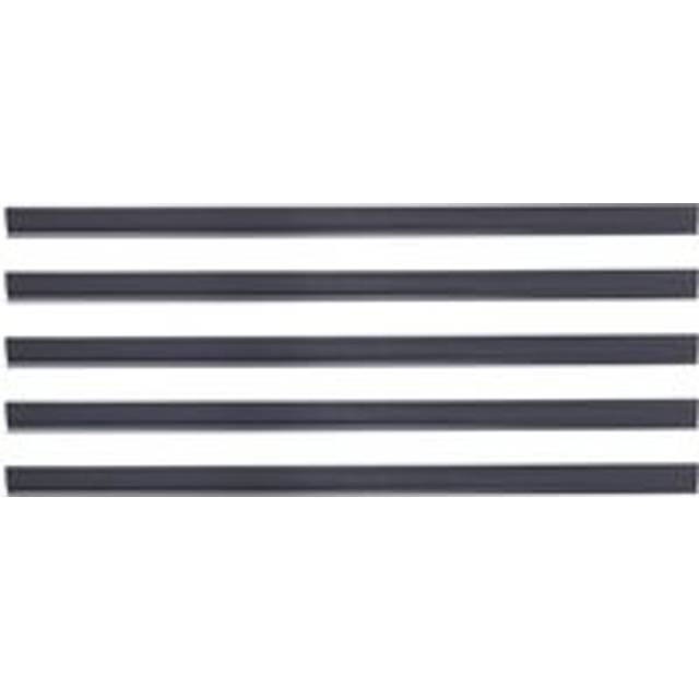 5 Pcs Dark Grey Garden Fence PVC Privacy Screen Panel Slat Strips Fixing - One Size