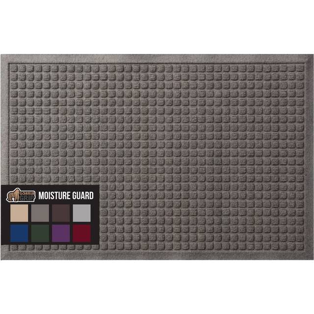 Gorilla Grip Ultra Absorbent Moisture Guard Doormat  Absorbs Up to 1.7