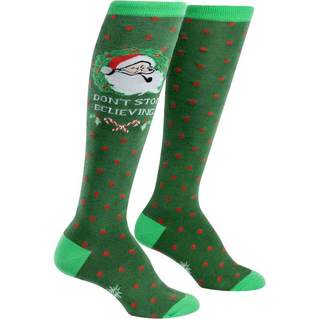 Sock It To Me Women's Santa Claus Knee High Socks