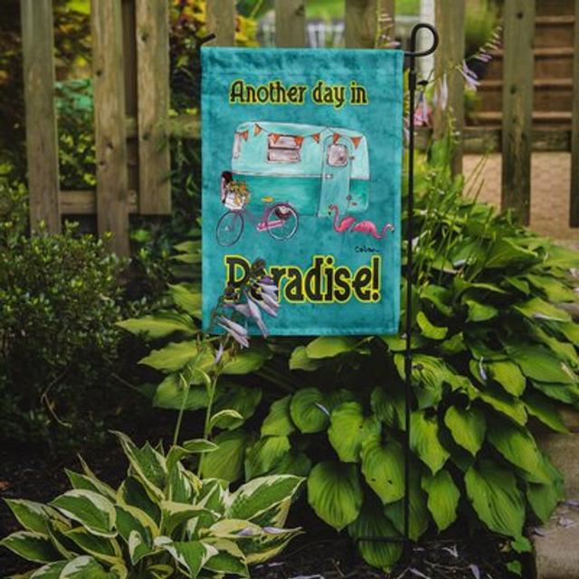 Caroline's Treasures 8758GF Another Day in Paradise Flag  Small  Multicolor